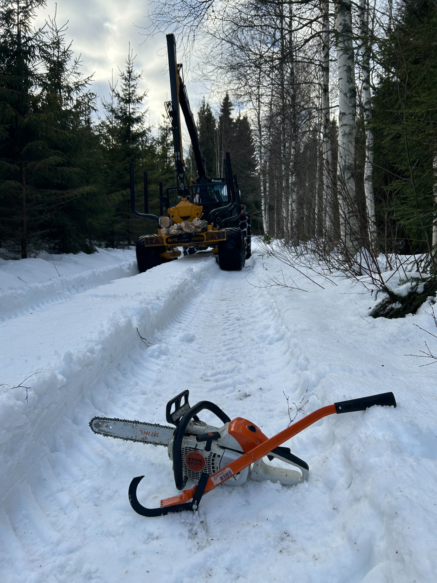 Ensiharvennukset, harvennushakkuut, tuulenkaadot